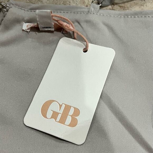 GB Women's Silver Sequin Bandeau Camisole Top Size M Party Sparkly - Picture 9 of 15